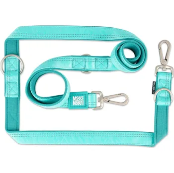 Vodítko pro psa Max & Molly multifunkční vodítko - Matrix 2.0, tyrkysové - velikost L: délka 200 cm, šířka 28 mm