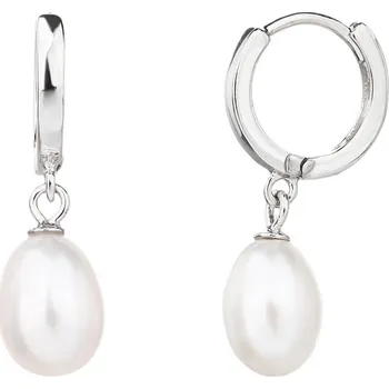 Náušnice Bealio BEALIO Stříbrné náušnice s ŘÍČNÍ PERLOU 03-12461-3403