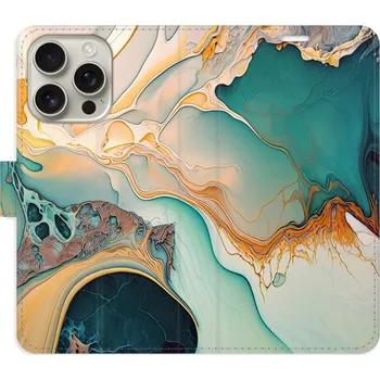 Pouzdro na mobilní telefon Flipové pouzdro iSaprio - Color Marble 33 - iPhone 16 Pro
