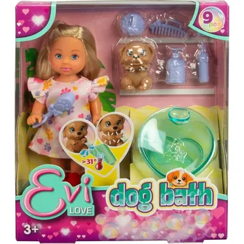 Panenka SIMBA Panenka Evička herní set s vanou koupel pro pejska | 19