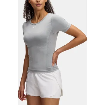 Dámské tričko Under Armour Vanish Seamless Washed SS 1388112-001 Šedá LG