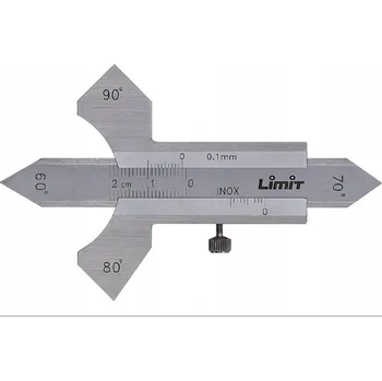 Svářečka Měřidlo svarů, svářečská měrka, šablona LIMIT 20