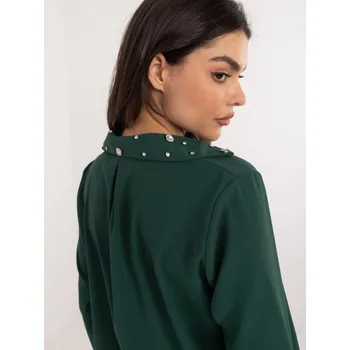 Dámská košile Košile DHJ KS 15260.96 tmavě zelená jedna velikost