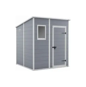 Zahradní domek Zahradní domek Keter MANOR 6 x 6 Penthouse šedý / bílý, s podlahou