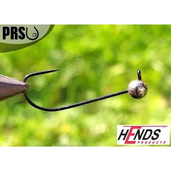 Rybářský háček Tungstenová jigovka HENDS velikost 4 barva Black - 0,4g
