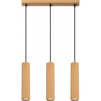 Závěsné svítidlo KARBON 3L zlaté