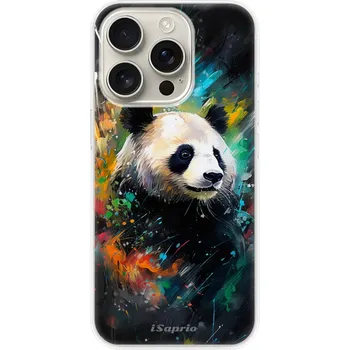 Pouzdro na mobilní telefon Odolné silikonové pouzdro iSaprio - Abstract Panda - iPhone 16 Pro