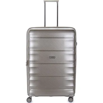 Velký cestovní kufr na kolečkách, polypropylen 120 l TSA Airtex 242 zlatá/champagne