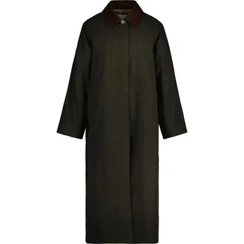 Dámský kabát KABÁT GANT WAXED CAR COAT DARK CACTUS