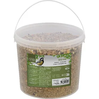 Krmítko pro ptáka Krmení pro ptáčky v kyblíku, celoroční, mix semen, 4 kg|Esschert Design