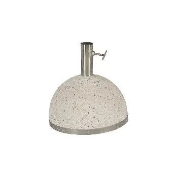 Stojan na slunečník Stojan na slunečník bílý, žula/nerez ocel, 25cm/12 kg, bílá, (prodej po balení 6ks)|Esschert Design