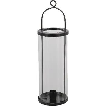 Krmítko pro ptáka Lucerna závěsná, černá, pr.10x33cm|Esschert Design