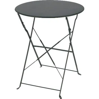 Zahradní stůl Stůl zahradní BISTRO, skládací, kov, zelená, pr.60x71,5cm|Esschert Design