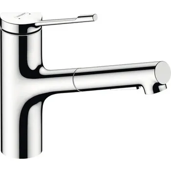 Vodovodní baterie Dřezová baterie se sprchou hansgrohe Zesis Lean M34 chrom 74814000