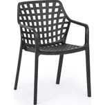 B2B Partner Plastová bistro židle OLIVER, černá
