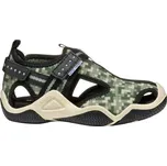 Chlapecké sandály Geox J WADER A - PRINT 33 Zelená, Černá, Béžová