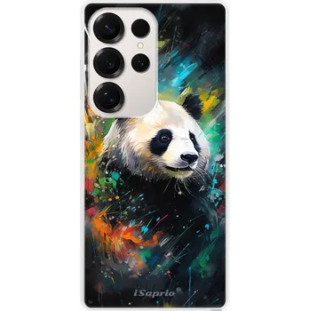 Pouzdro na mobilní telefon Odolné silikonové pouzdro iSaprio - Abstract Panda - Samsung Galaxy S25 Ultra