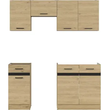 Kuchyňská linka Black Red White Junona Modul verze 2 BBL 120/170 cm