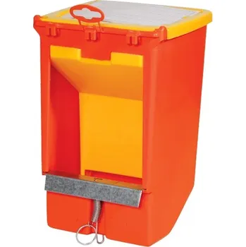 krmítko pro hospodářská zvířata Závěsné krmítko s násypkou a krytkou 3 l