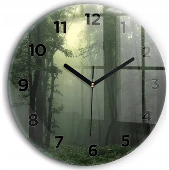 Hodiny Nástěnné hodiny Wallfluent zelené 60 cm