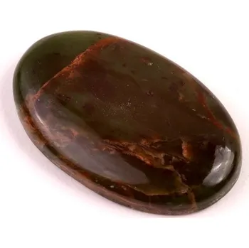 Přírodní kámen Kabošon Chrome Chalcedony č.3153 (38x24x7mm)