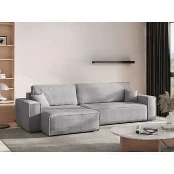 Sedací souprava Rozkládací sedací souprava do L Karl XL - Šedá 110