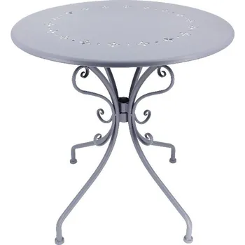 Zahradní stůl Stůl CLASSICAL, zahradní, kovový, šedá, pr.70x71cm|Esschert Design