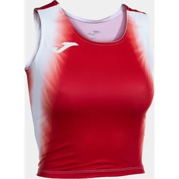 Dámský běžecký top JOMA ELITE XI TOP RED WHITE Velikost: M, Barva: RED-WHITE