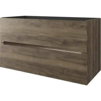 Koupelnový nábytek Koupelnová skříňka pod umyvadlo Baden Haus Kim ořech 100 x 55 x 45,6 cm 55986