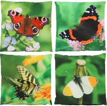 Polštář OUTDOOR Butterfly, 49x49cm, (balení obsahuje 4 kusy!)|Esschert Design