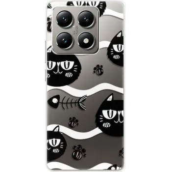 Pouzdro na mobilní telefon Odolné silikonové pouzdro iSaprio - Cat pattern 04 - Xiaomi 14T Pro