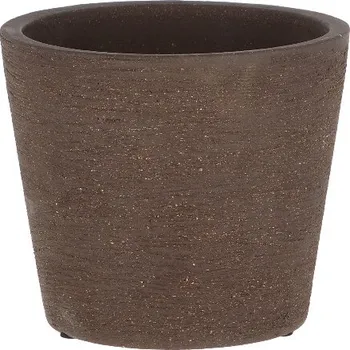 Květináč UNGLAZED, hnědá, terakota, 15x13x15cm|Esschert Design