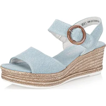 Dámské sandále Dámské sandály RIEKER 68763-10 modrá S5 40