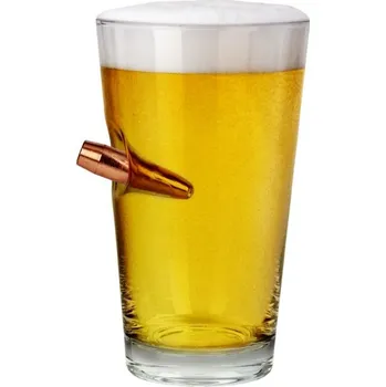 Sklenice Sklenice na pivo se střelou Caliber Gourmet, 500 ml