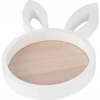 Dřevěná dekorační mísa s uchy, tác Velikonoce Altom Design 30 cm