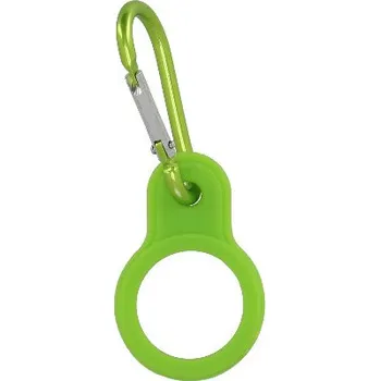 Láhev Držák na lahev s karabinou, zelená, 4x3x10,5cm|Esschert Design