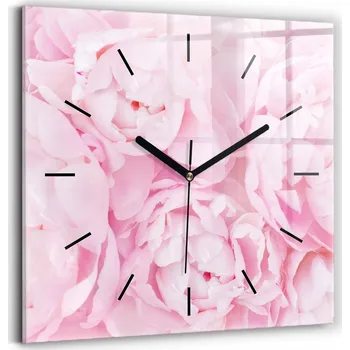 Hodiny Nástěnné hodiny Wallfluent růžové 30 cm