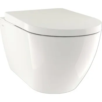 Klozet Bidetové WC set Jungborn Basic bez splachovacího kruhu vč. WC prkénka