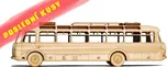 VRKY - sběratelské modely Model historického autobusu Škoda 706 RTO LUX 1:64