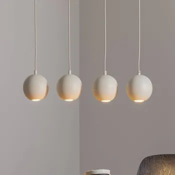 HELam Závěsné svítidlo Midway, 4 světla, podlouhlé, písková barva písek 4 x 4,8 W LED - Doprava zdarma