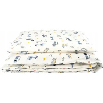 Povlečení Sada povlečení Poldaun 135 x 100 cm bílá