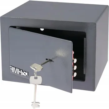 Trezor NÁBYTEKOVÝ TREZOR | MALÝ, NA KLÍČ | ANTRACIT | OCEL | 2,3 KG