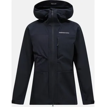 BUNDA PEAK PERFORMANCE M ASCENT SOFTSHELL JACKET BLACK