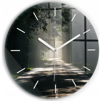 Hodiny Nástěnné hodiny Wallfluente černé 30 cm