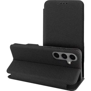 Pouzdro na mobilní telefon Flip pouzdro FOLIO Side Magnet SAMSUNG Galaxy A15 – černé (Elegantní flip pouzdro a kryt FOLIO Side Magnet pro SAMSUNG Galaxy A15 – černý obal s magnetickým zavíráním)