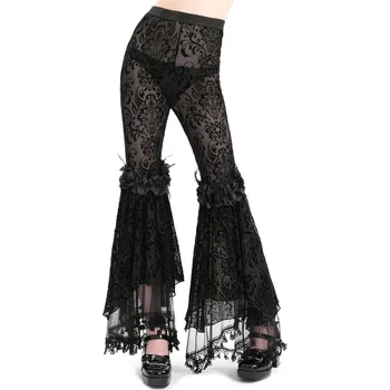 Dámské kalhoty kalhoty dámské (legíny) DEVIL FASHION - Morene Gothic - XS