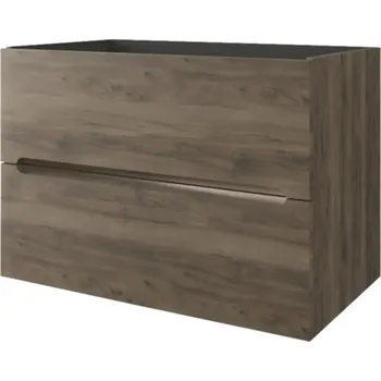 Koupelnový nábytek Koupelnová skříňka pod umyvadlo Baden Haus Kim ořech 80 x 55 x 45,6 cm 55982