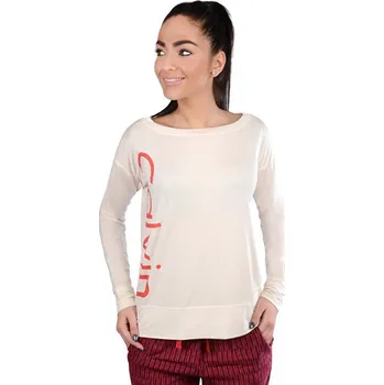 Dámské tričko Dámské triko QS5833E - Calvin Klein smetanová S