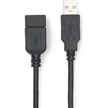 Datový kabel Nedis CCGL60010BK30 - USB Kabel | USB 2.0 | USB-A Zástrčka | USB-A Zásuvka | 3.00 m | Černá CCGL60010BK30