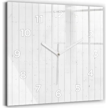 Hodiny Nástěnné hodiny Wallfluent bílé 30 cm